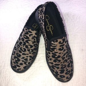 JESSICA SIMPSON Dinellia Leopard Slip On NIB Sz8.5